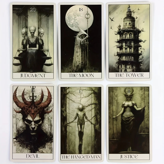 Mystery Horror Tarot Deck